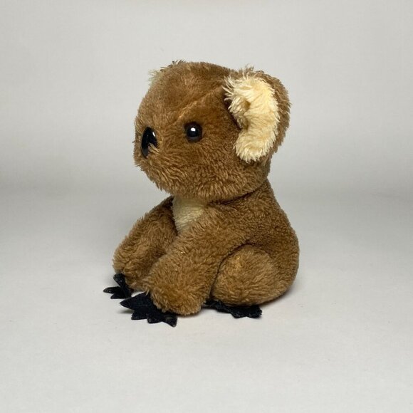 Vintage 1978 Dakin Baby Koala Bear Plush Stuffed Animal Toy Small Brown - Picture 2 of 8